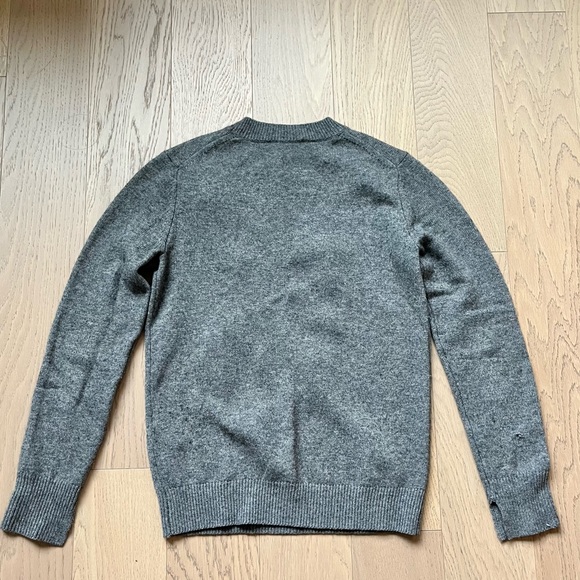 3.1 Phillip Lim Embellished Tassle Grey Crew Neck Sweater - Picture 7 of 8